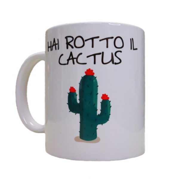 tazza divertente hai rotto il cactus