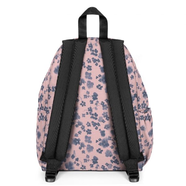 zaino eastpak padded zippl'r rosa con fiori stilizzati blu scuro