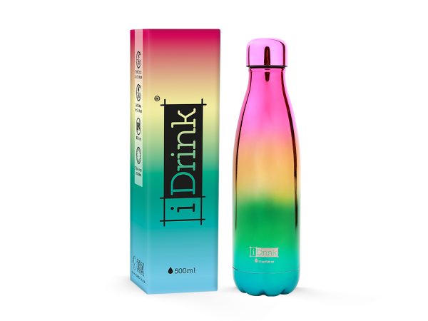 borraccia termica metal rainbow 500 ml