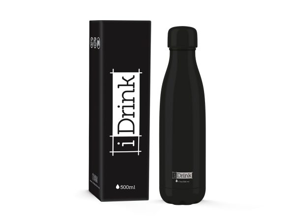 borraccia termica nera 500 ml