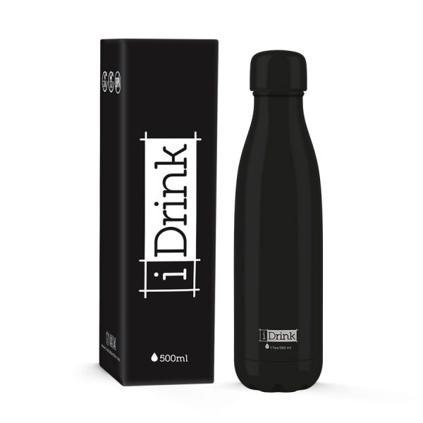 borraccia termica nera 500 ml