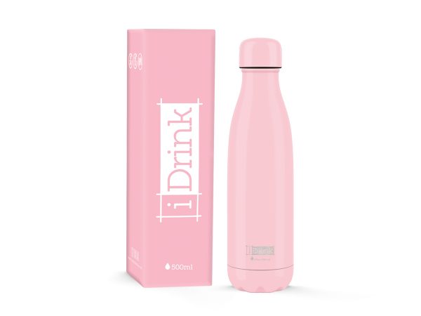 borraccia termica rosa 500 ml