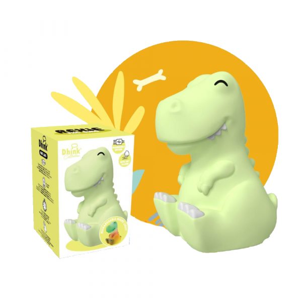 luce notturna in silicone dinosauro t-rex