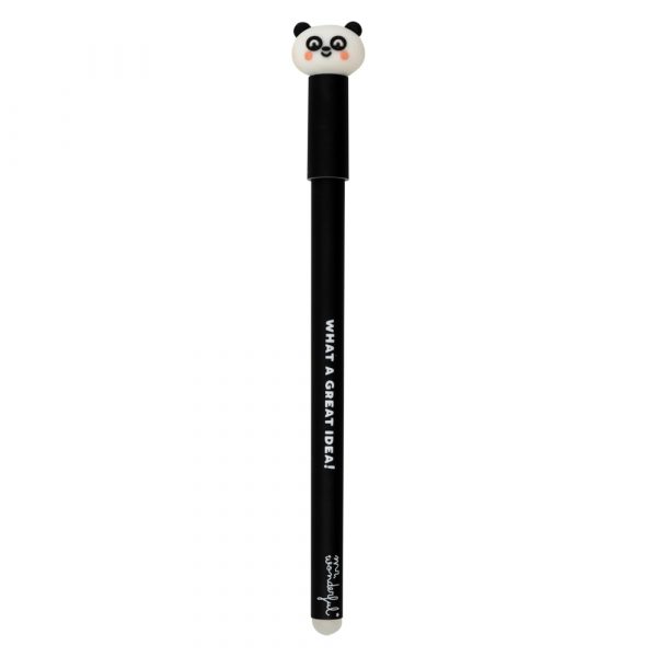 penna cancellabile panda con tappo