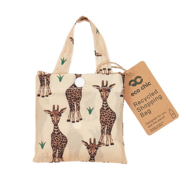 shopper richiudibile con giraffe