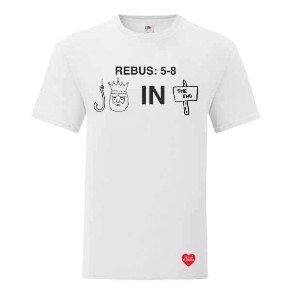 t-shirt uomo con rebus amore infinito