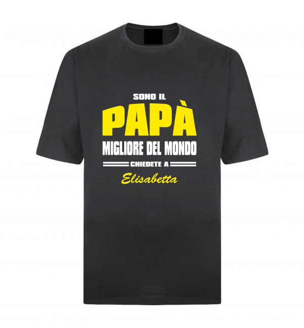 T-shirt papà migliore