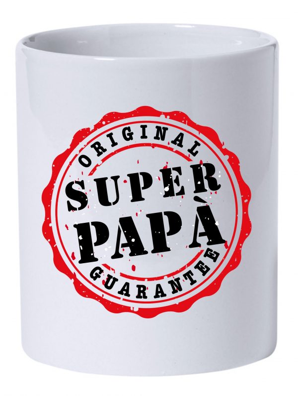 Tazza super papà timbro